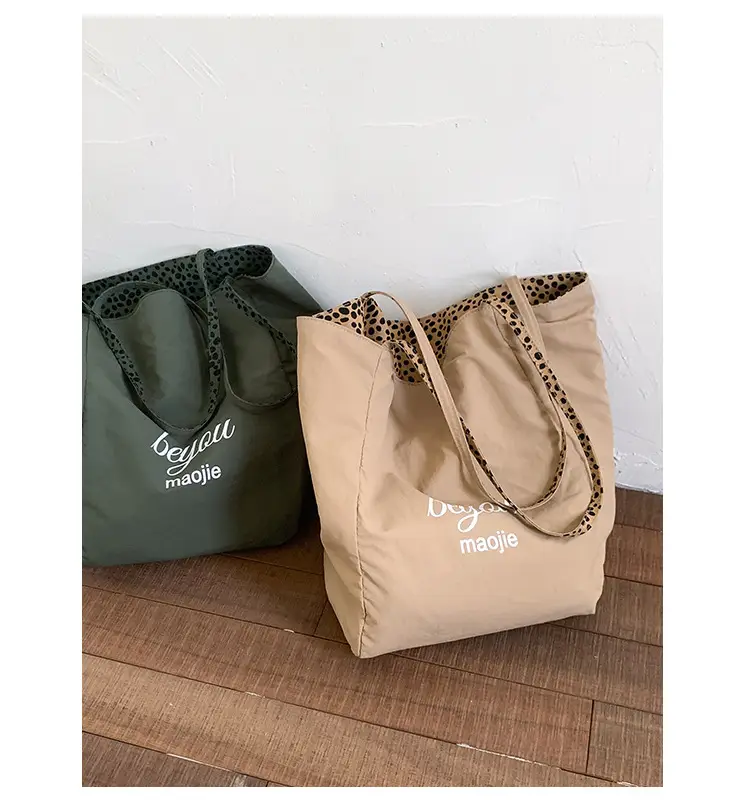 Women Canvas Tote Bag Pink 2025 Summer Large Capacity — feature 27