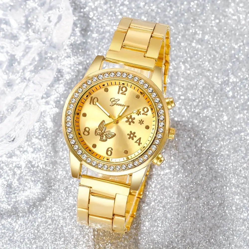 Foreign trade hot ladies watches niche fashion all-match steel band watches girls diamond automatic watches women wholesale — feature 12