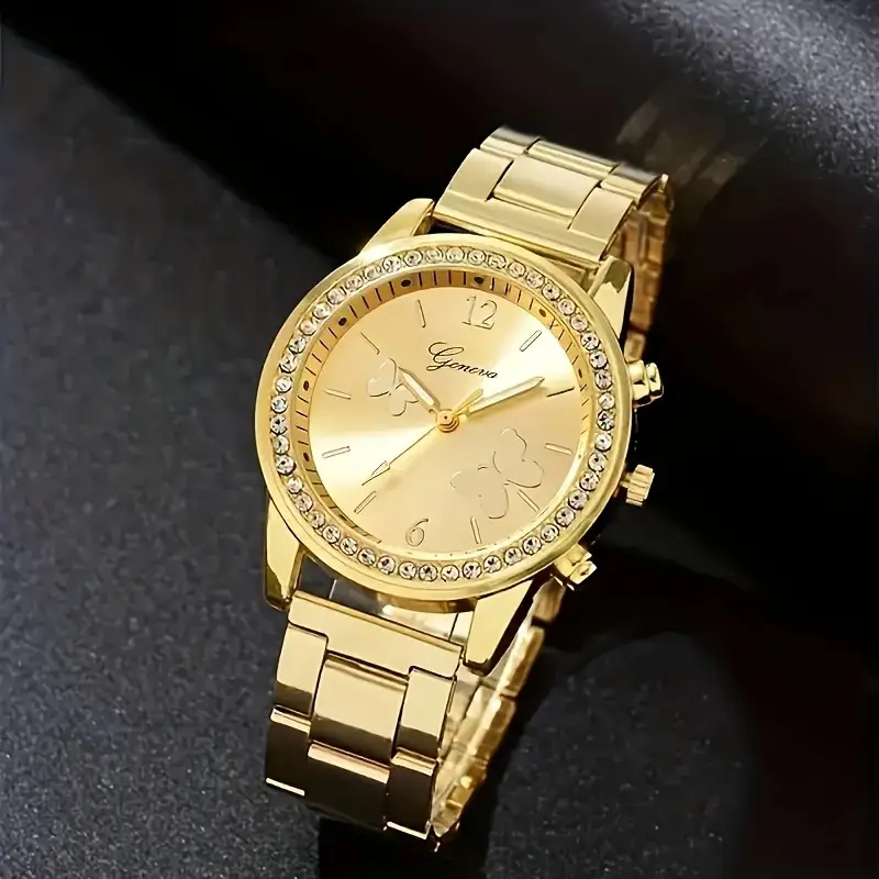 Foreign trade hot ladies watches niche fashion all-match steel band watches girls diamond automatic watches women wholesale — feature 9