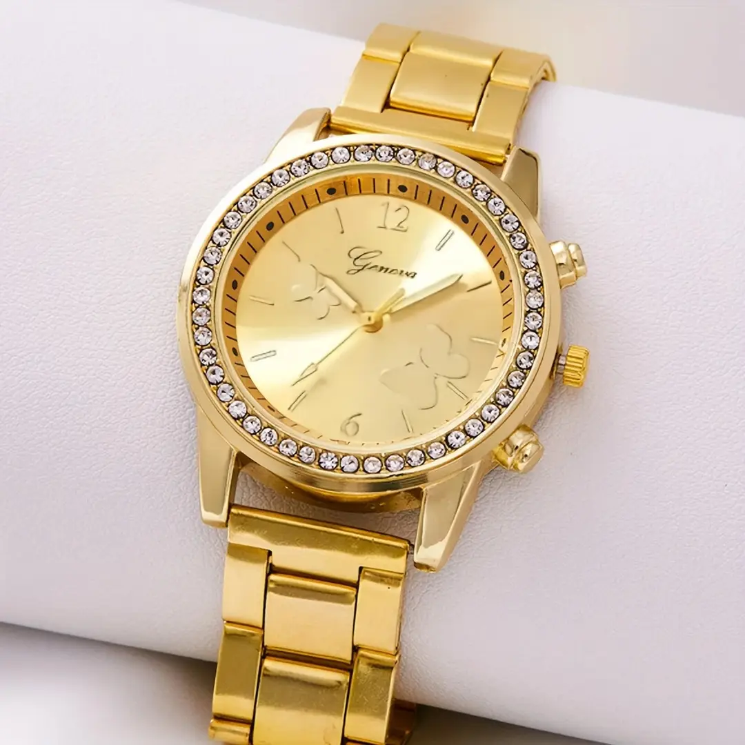 Foreign trade hot ladies watches niche fashion all-match steel band watches girls diamond automatic watches women wholesale