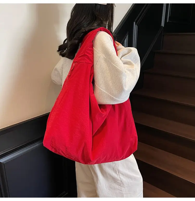 Women Large Capacity Yellow Tote Bag Lightweight All-match — feature 17
