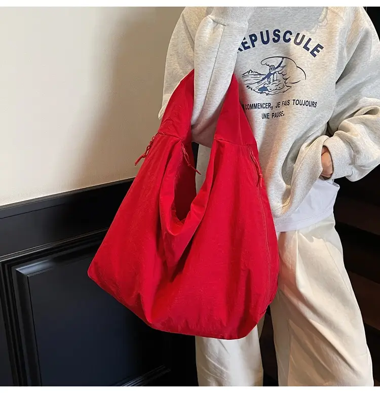 Women Large Capacity Yellow Tote Bag Lightweight All-match — feature 18