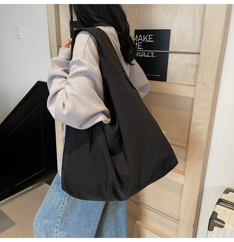 Women Large Capacity Yellow Tote Bag Lightweight All-match — feature 19