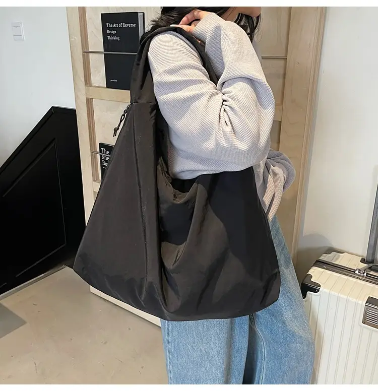 Women Large Capacity Yellow Tote Bag Lightweight All-match — feature 22