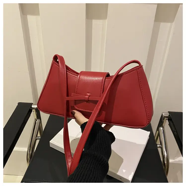 Women Leopard Print Shoulder Bag Red Bowknot 2025 — feature 11