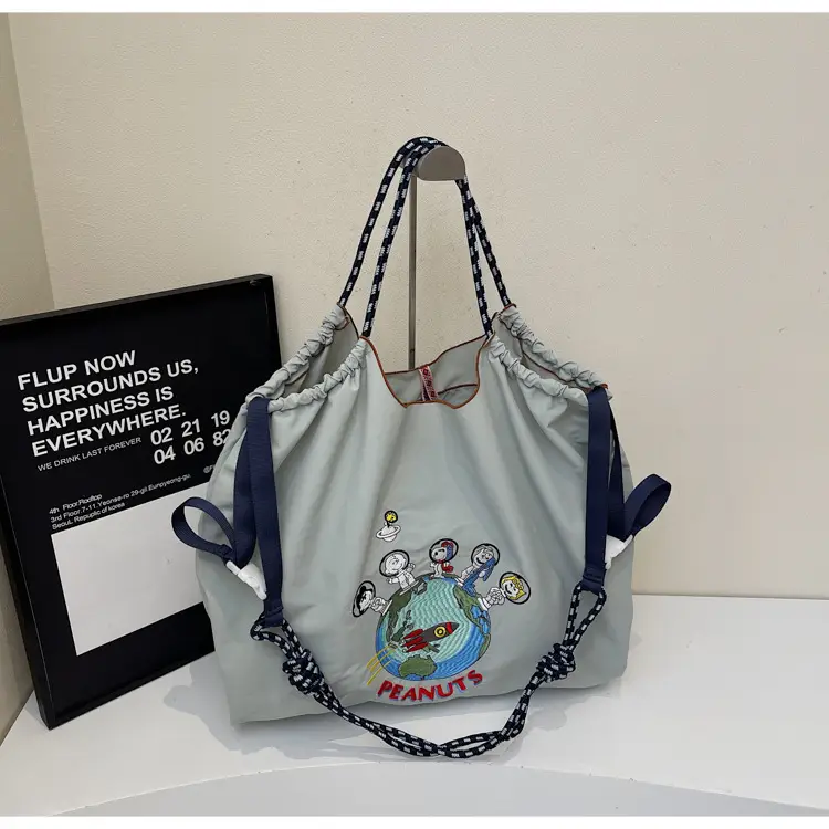 Cute Cartoon Armpit Bag for Girls Large Capacity Commuter Bag - Image 2