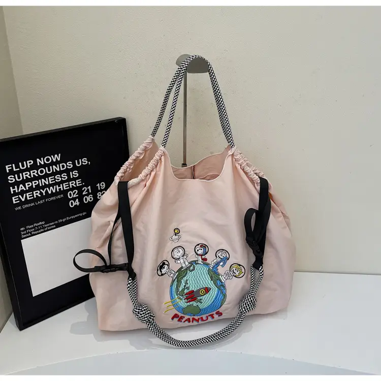 Cute Cartoon Armpit Bag for Girls Large Capacity Commuter Bag - Image 4