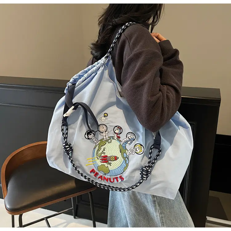 Cute Cartoon Armpit Bag for Girls Large Capacity Commuter Bag - Image 7