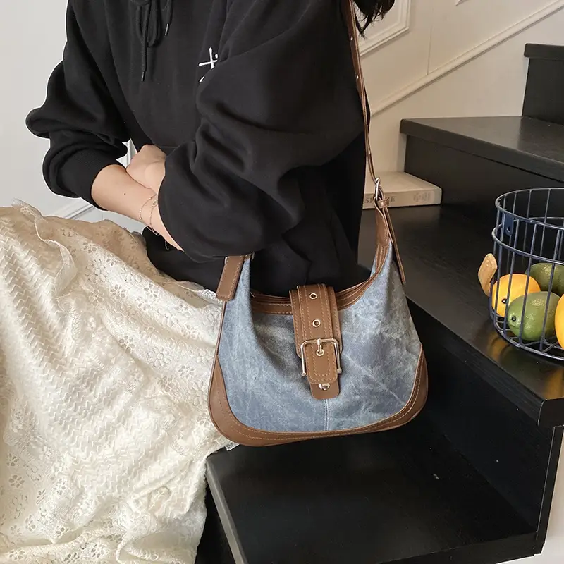 Women Retro Brown Leather Shoulder Bag 2025 - Image 6