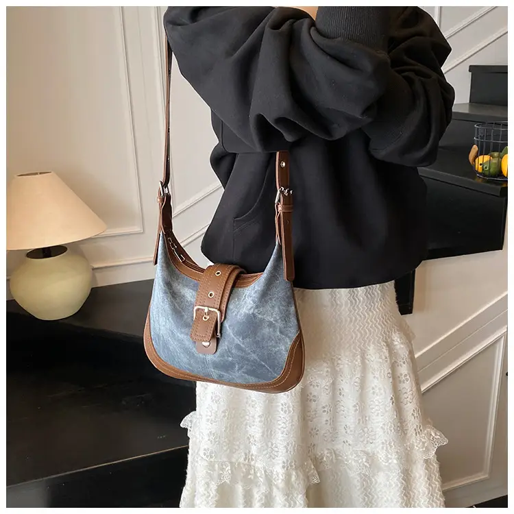 Women Retro Brown Leather Shoulder Bag 2025 — feature 10