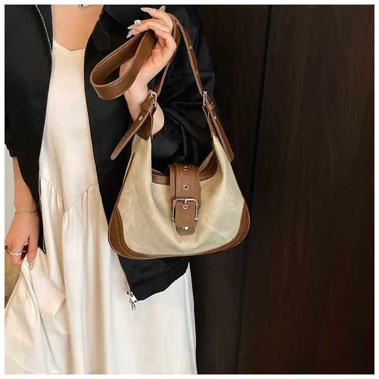 Women Retro Brown Leather Shoulder Bag 2025 — feature 12