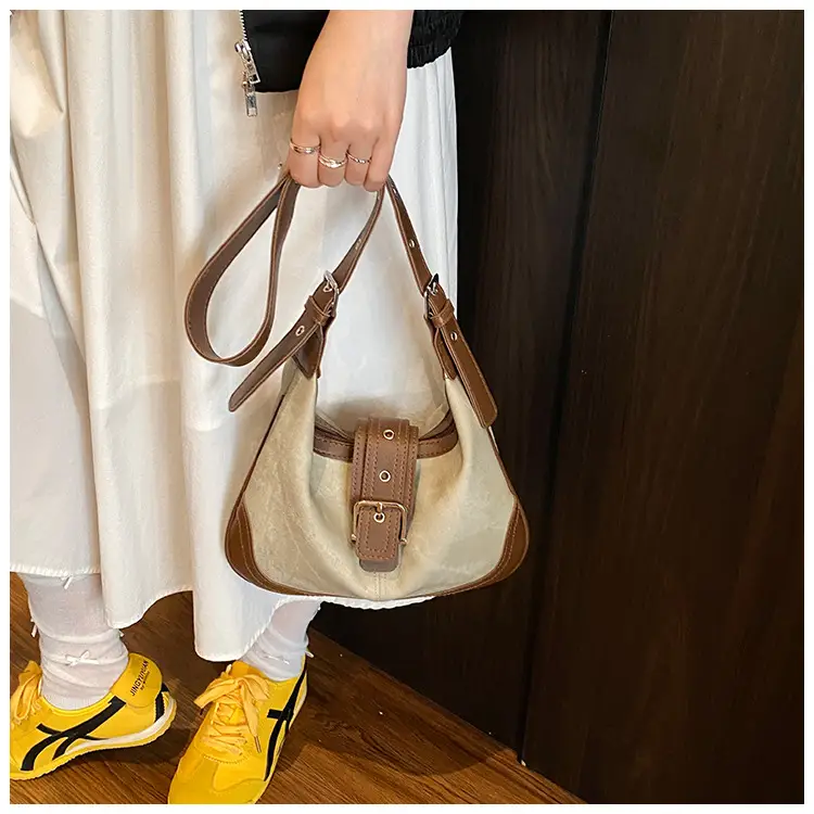 Women Retro Brown Leather Shoulder Bag 2025 — feature 13
