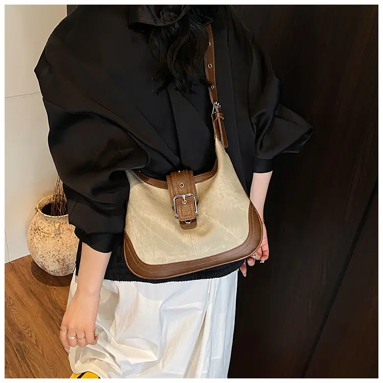 Women Retro Brown Leather Shoulder Bag 2025 — feature 14