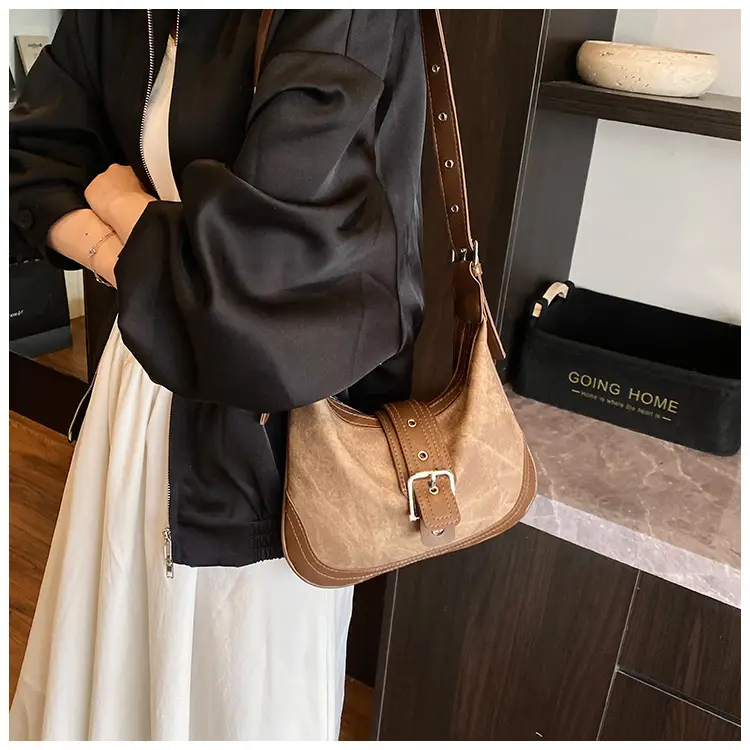 Women Retro Brown Leather Shoulder Bag 2025 — feature 15
