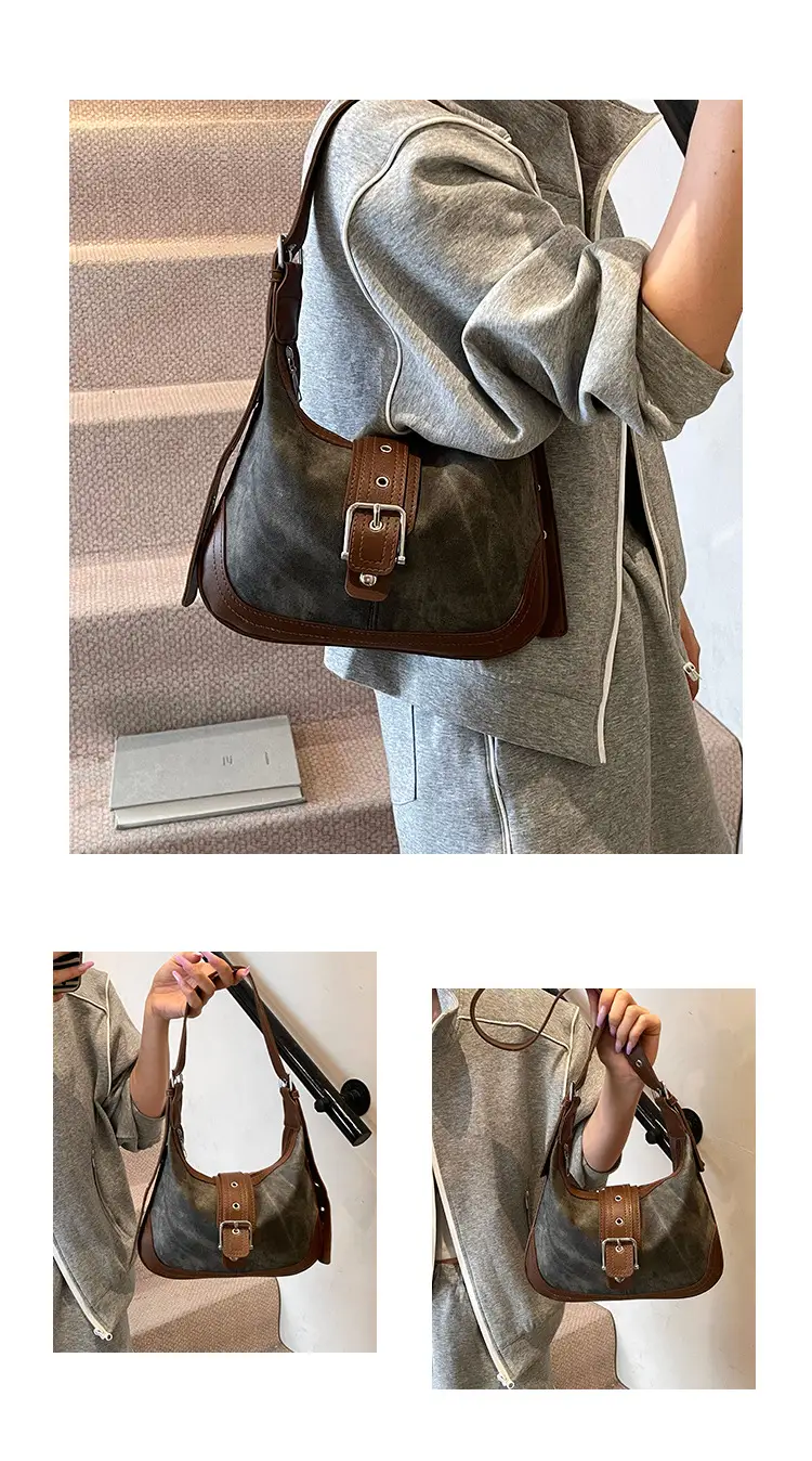 Women Retro Brown Leather Shoulder Bag 2025 — feature 21