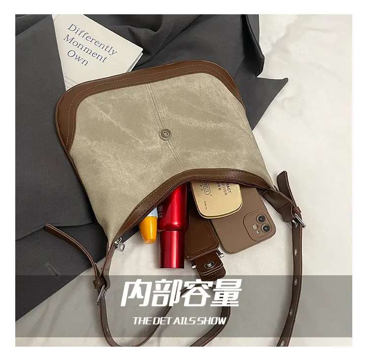 Women Retro Brown Leather Shoulder Bag 2025 — feature 3