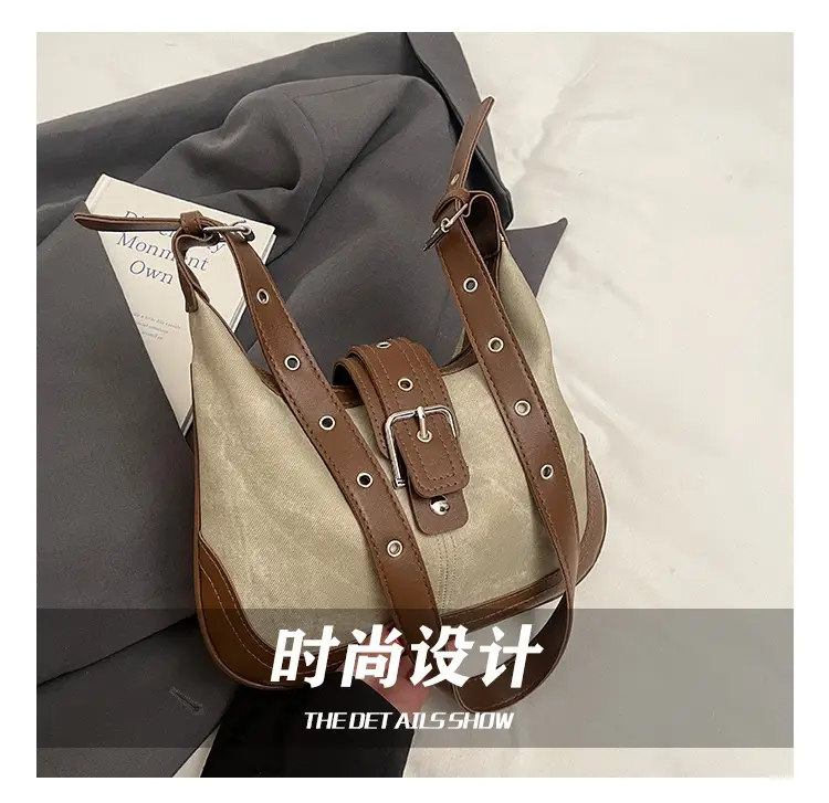 Women Retro Brown Leather Shoulder Bag 2025 — feature 5