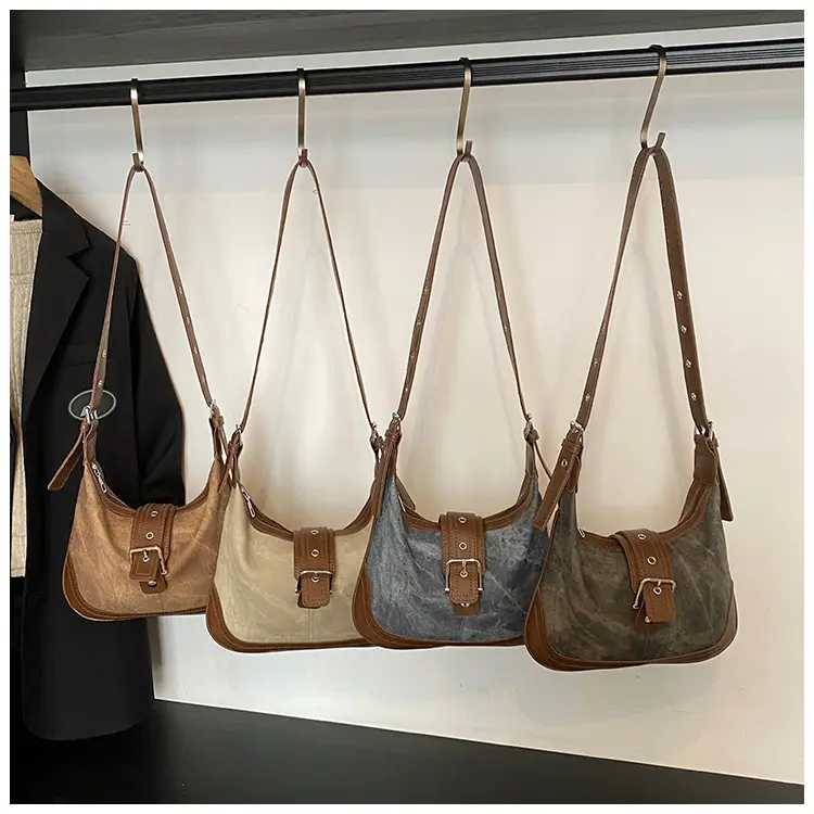 Women Retro Brown Leather Shoulder Bag 2025 — feature 8