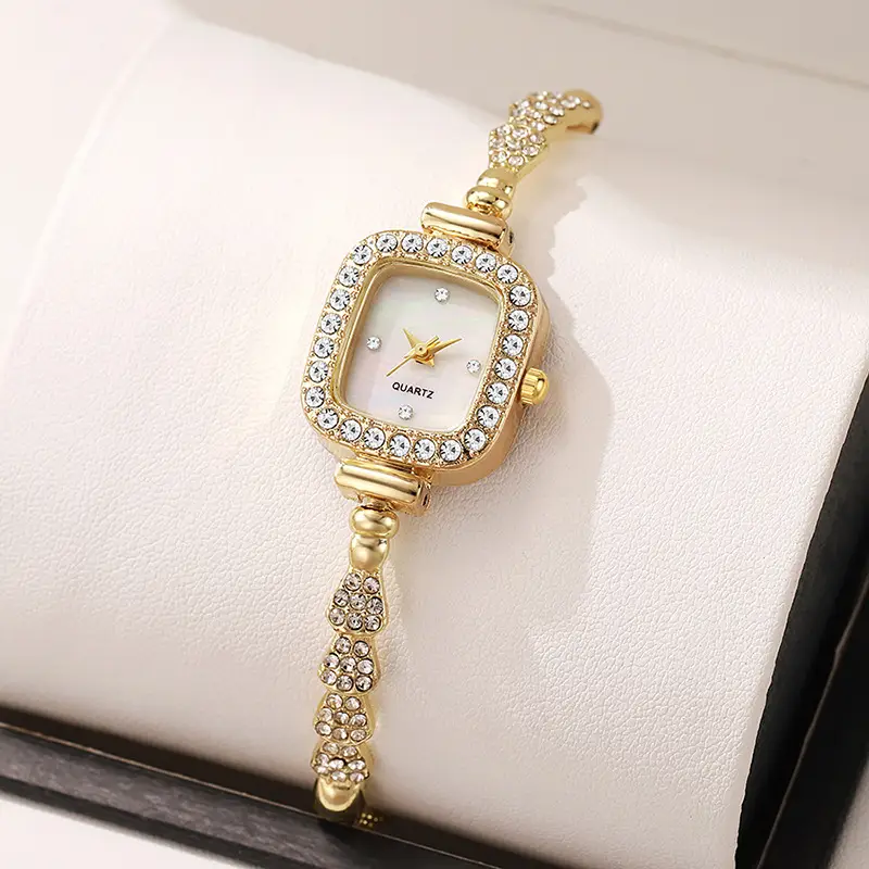 Cross-border New Small Square Watch Girls Quartz Watch Temperament Ladies Bracelet Watch Junior Senior high school Student Watch - Image 4