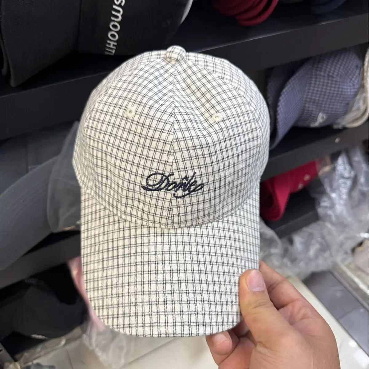 Korean Style Checkered Cap Women Sun Protection - Image 5