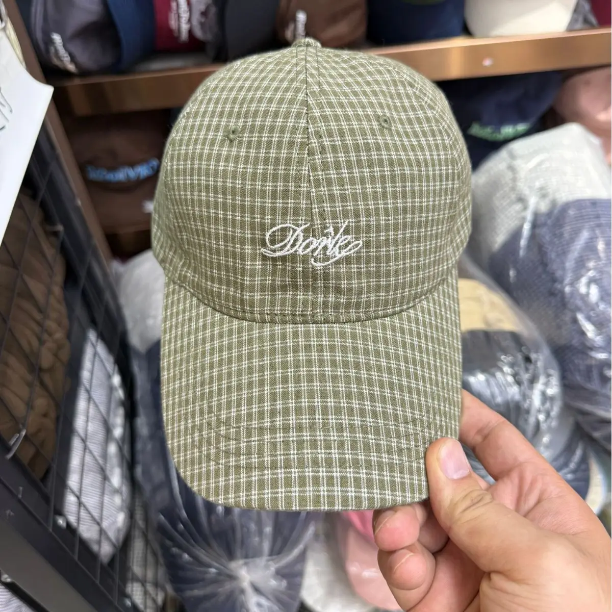 Korean Style Checkered Cap Women Sun Protection - Image 6