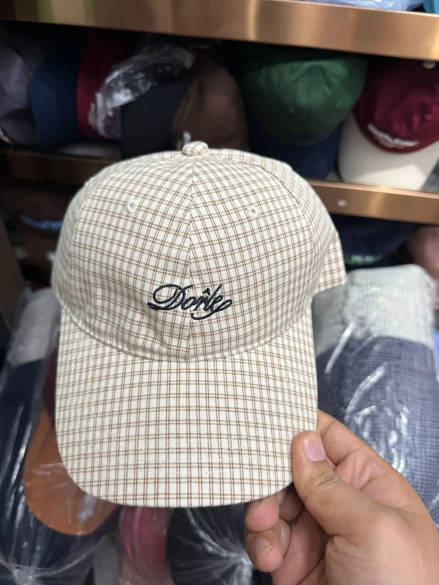 Korean Style Checkered Cap Women Sun Protection — feature 11