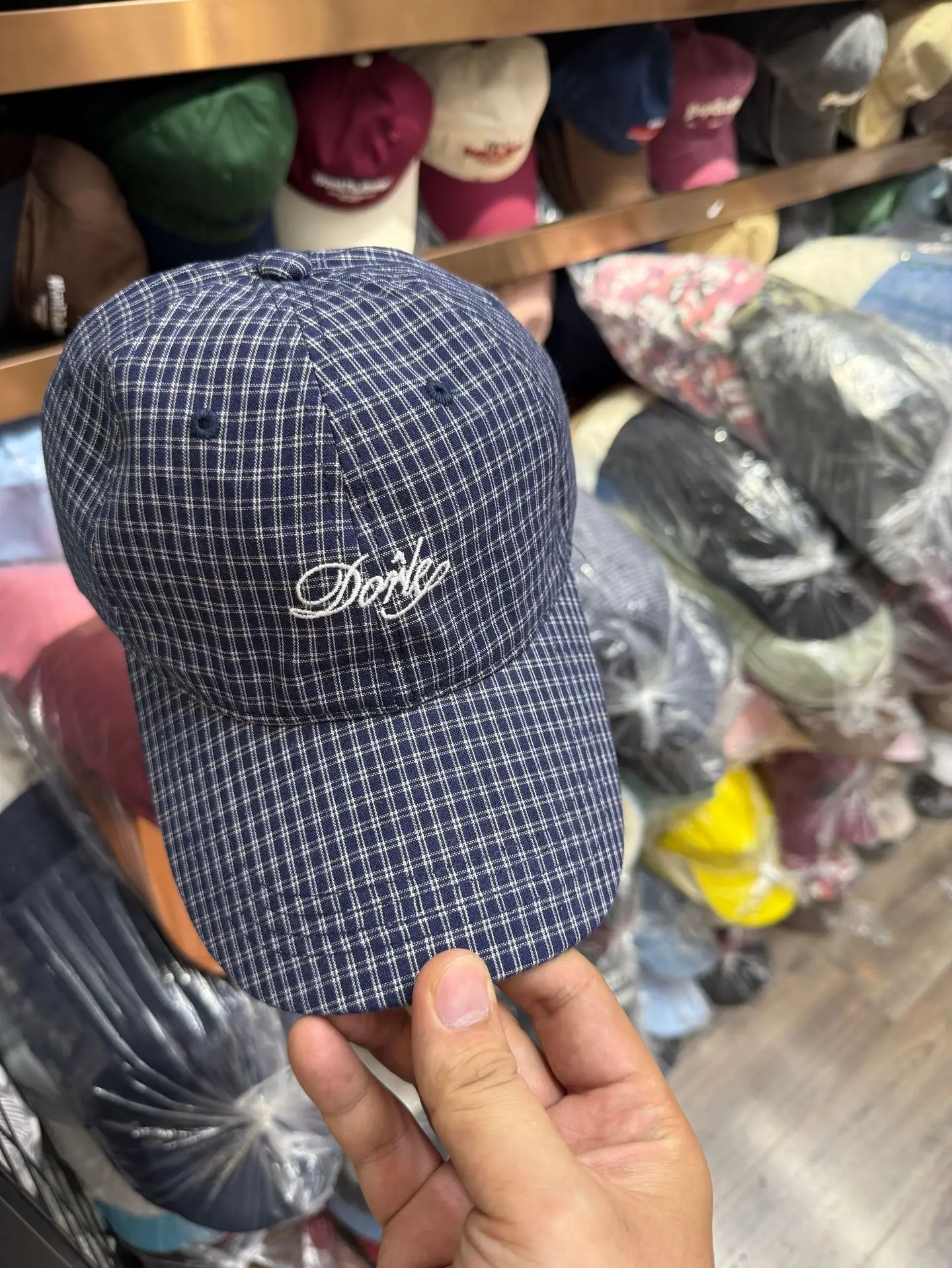 Korean Style Checkered Cap Women Sun Protection — feature 4