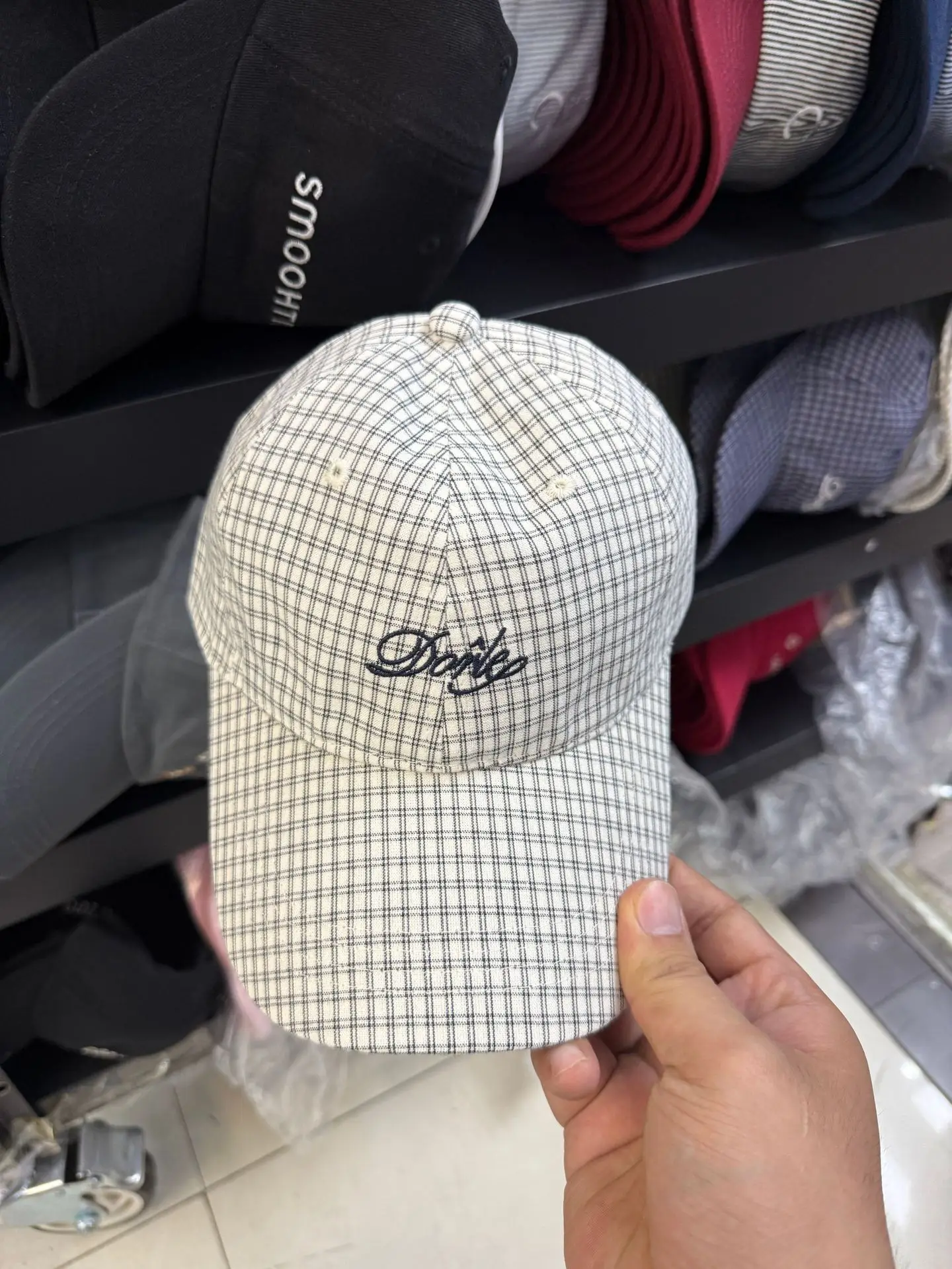 Korean Style Checkered Cap Women Sun Protection — feature 9