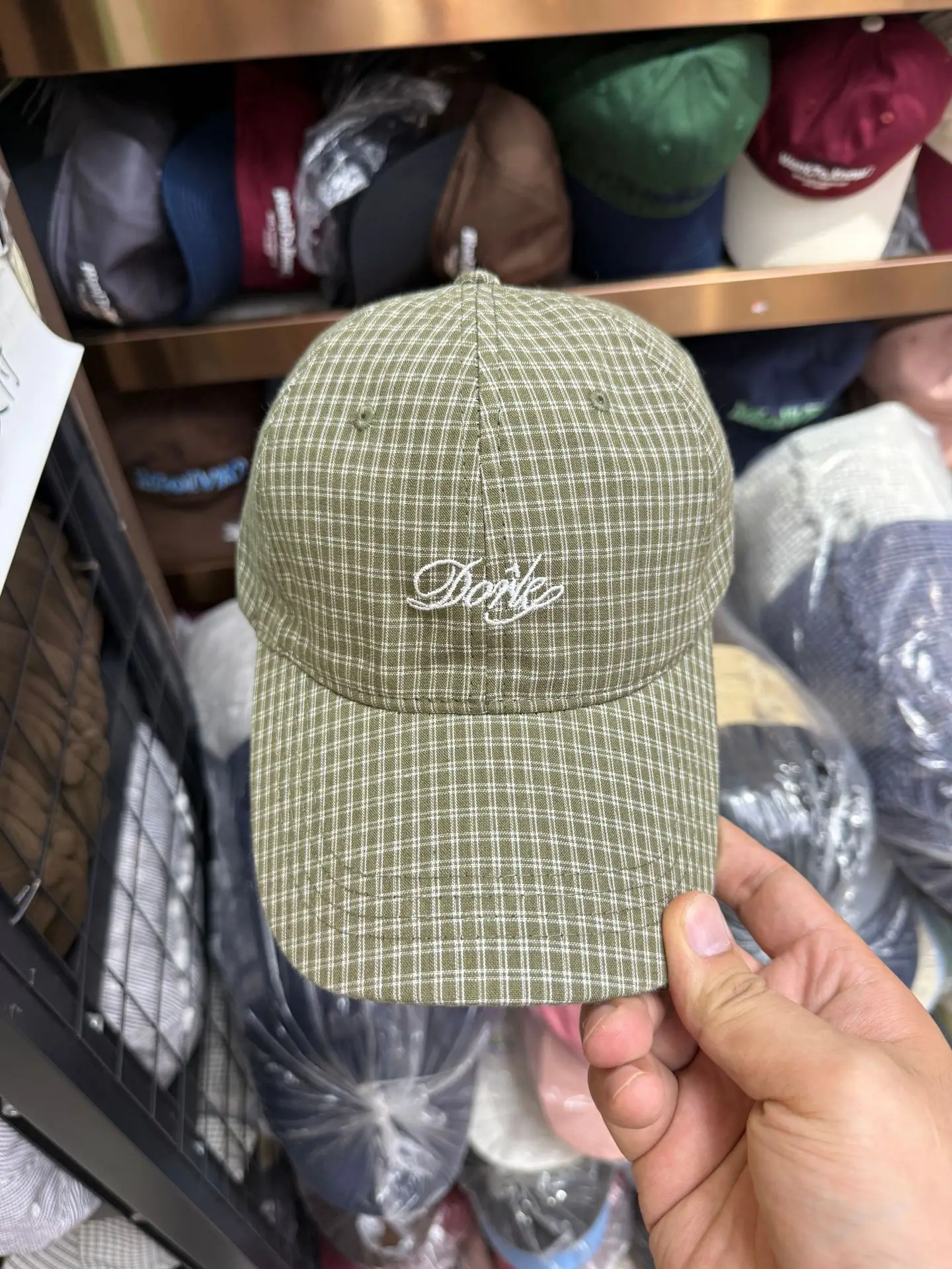 Korean Style Checkered Cap Women Sun Protection - Image 2