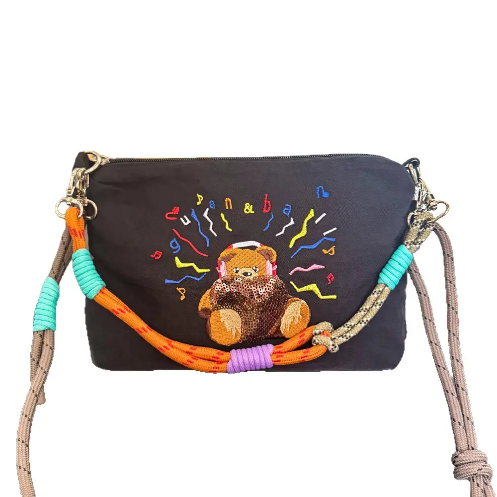 Japanese Embroidered Waterproof Shoulder Bag for Women - Image 11