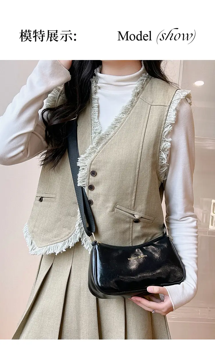Vintage Underarm Bag 2025 European American Shoulder — feature 13