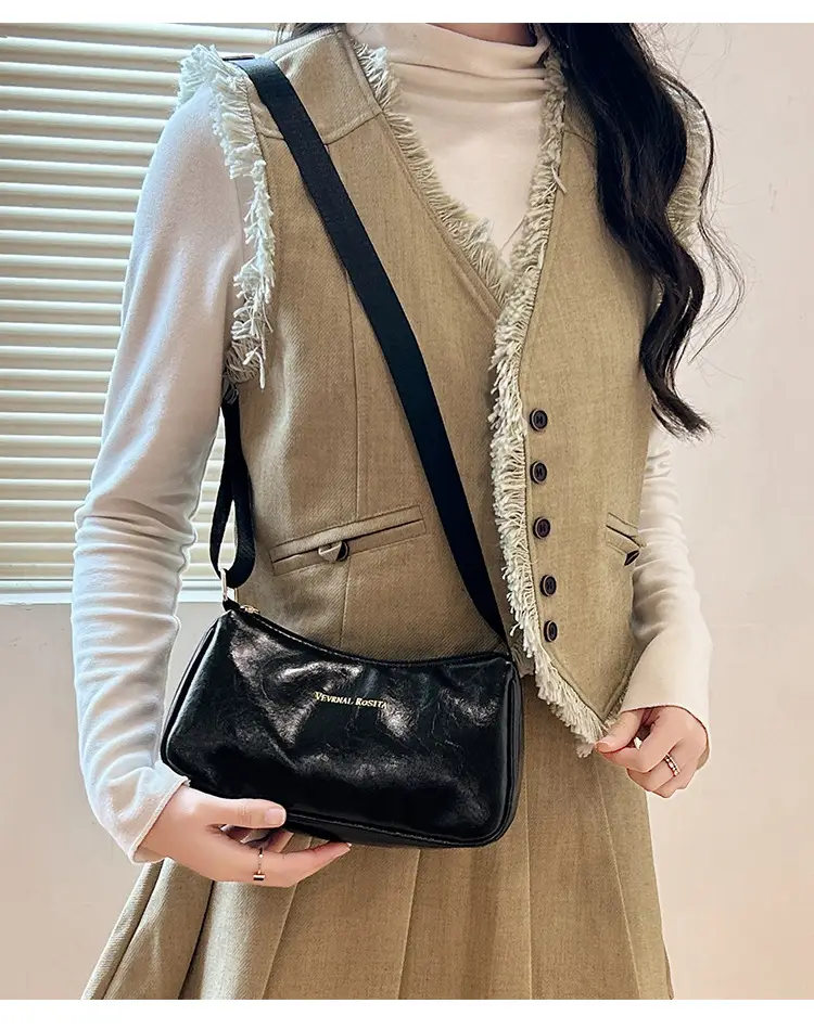 Vintage Underarm Bag 2025 European American Shoulder — feature 14