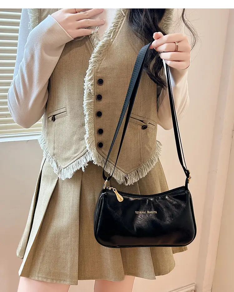 Vintage Underarm Bag 2025 European American Shoulder — feature 16