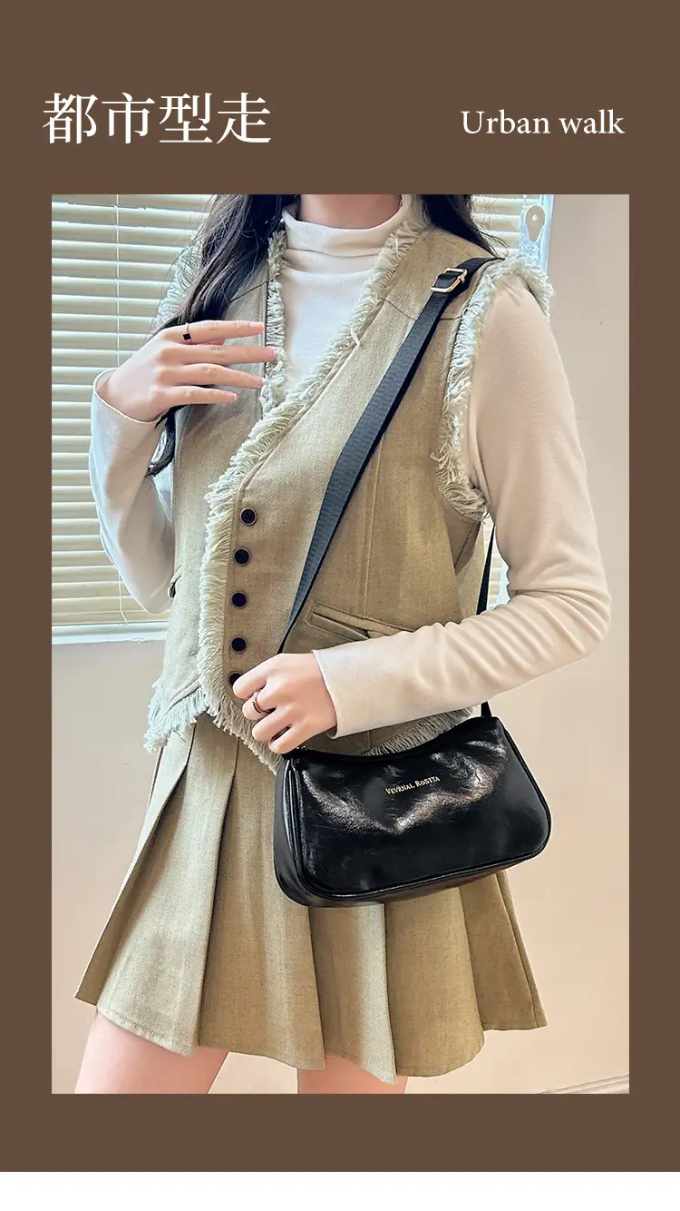 Vintage Underarm Bag 2025 European American Shoulder — feature 2