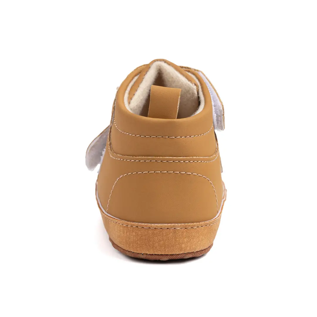 2025 New Baby Boys Casual Shoes High Top Pu Velcro Baby Shoes Cotton Shoes Amazon Wholesale Baby Shoes — feature 15