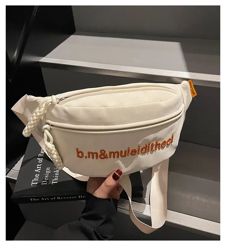 Pink Embroidered Crossbody Bag for Women — feature 1