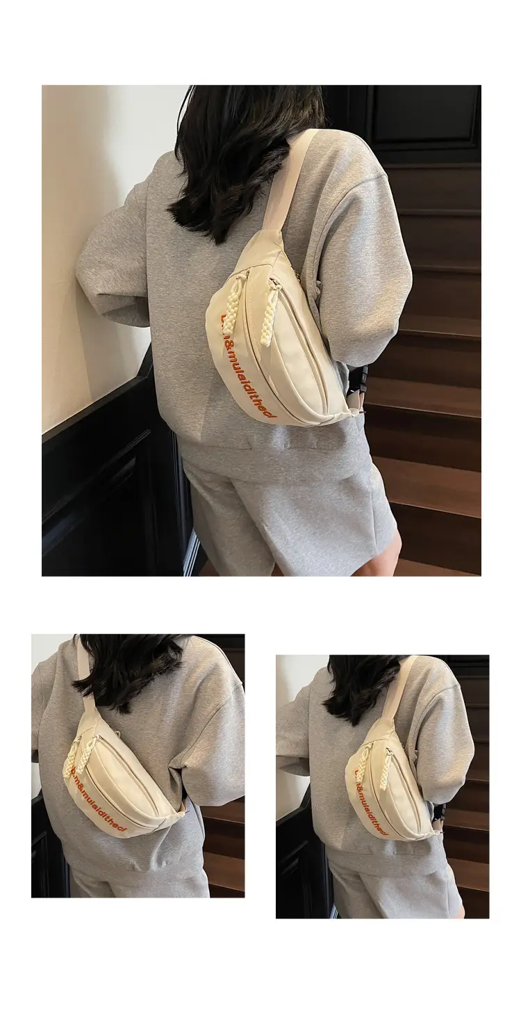 Pink Embroidered Crossbody Bag for Women — feature 11
