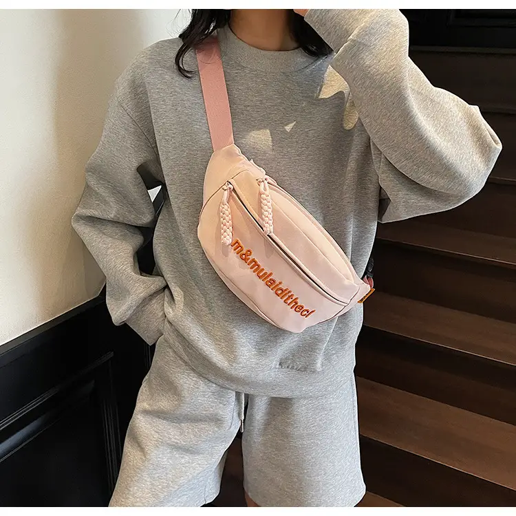 Pink Embroidered Crossbody Bag for Women — feature 26