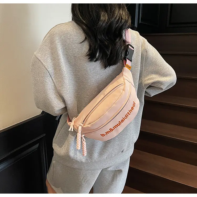 Pink Embroidered Crossbody Bag for Women — feature 27