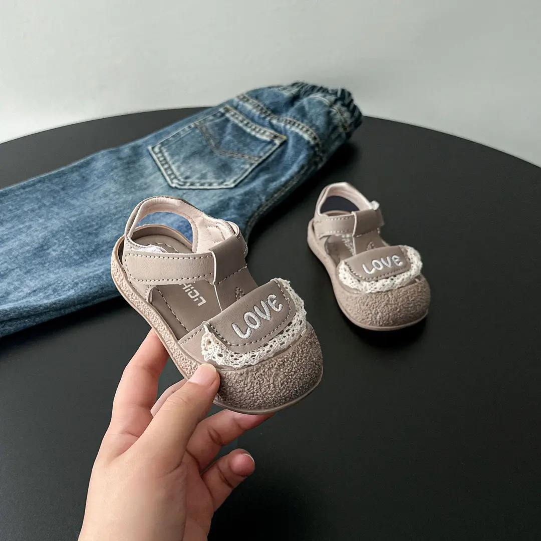 High-value girls sandals baby children's toddler shoes summer new women's baby shoes lace princess shoes children's shoes