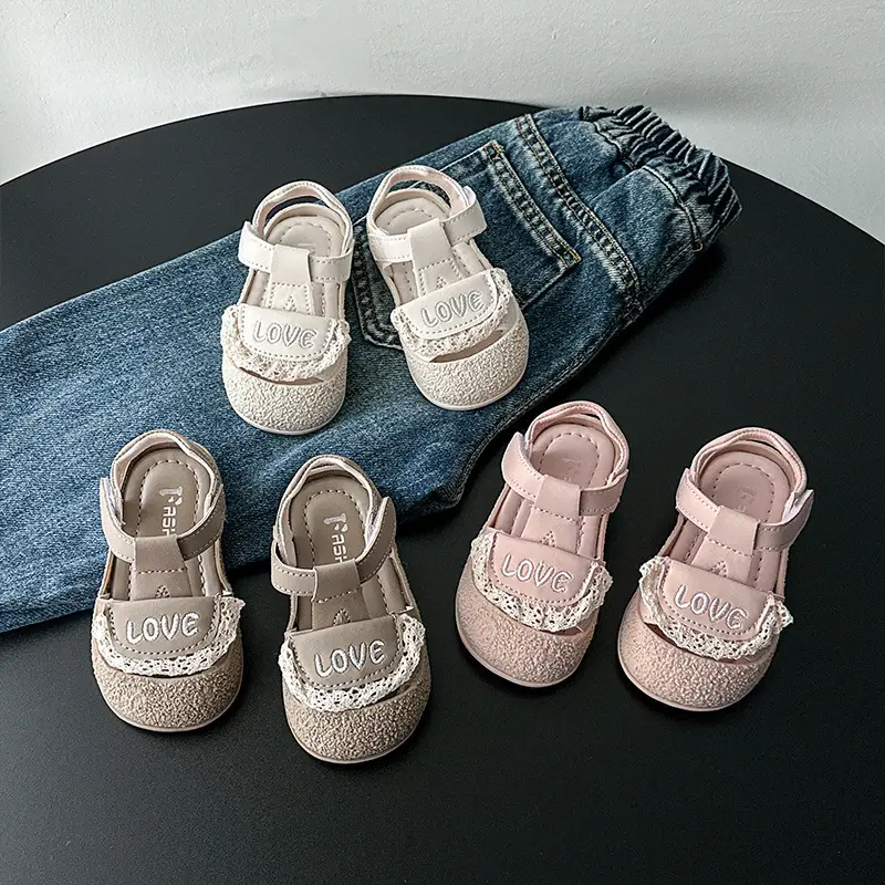 High-value girls sandals baby children's toddler shoes summer new women's baby shoes lace princess shoes children's shoes — feature 1