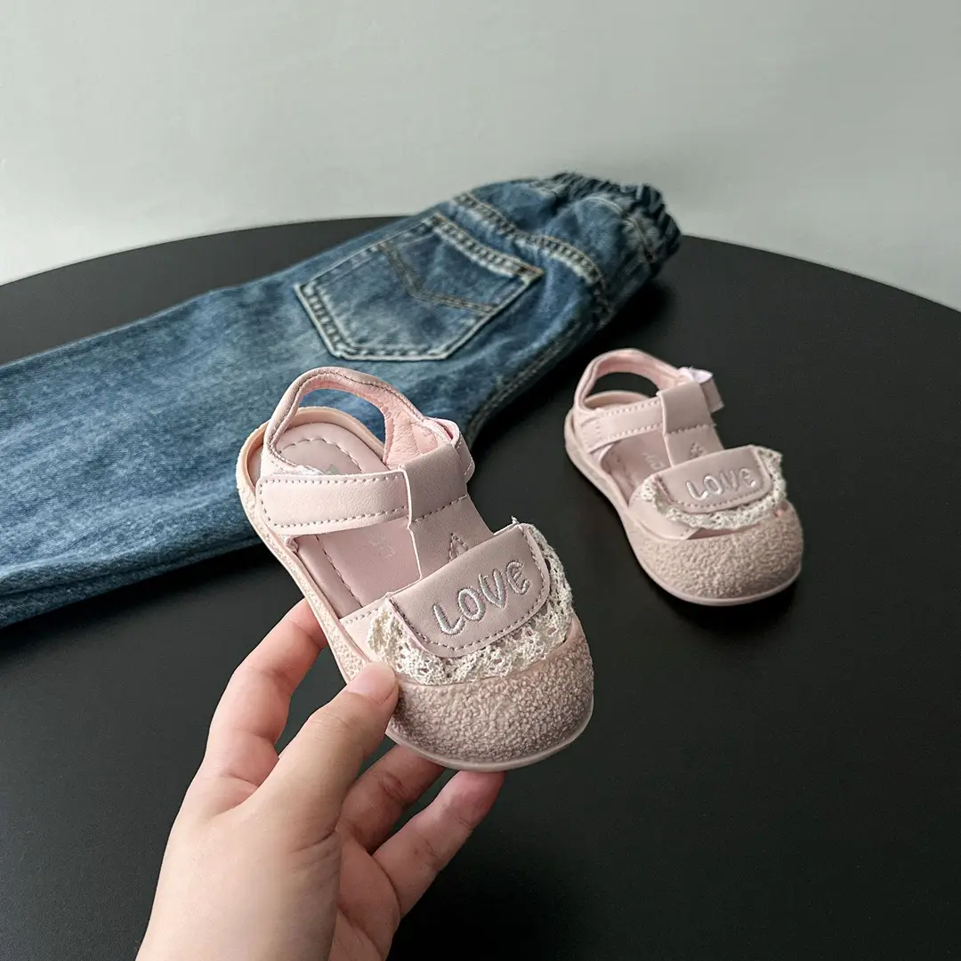 High-value girls sandals baby children's toddler shoes summer new women's baby shoes lace princess shoes children's shoes
