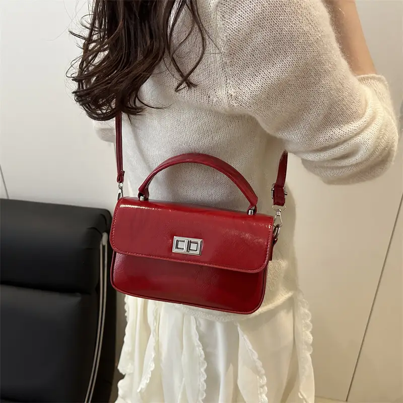 Black Square Handbag for Women 2025 - Image 7