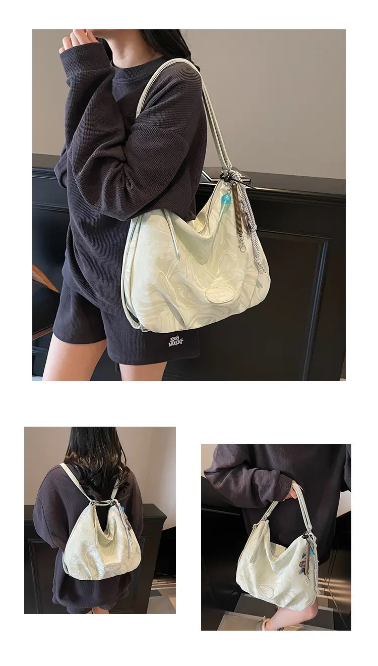 Women's Large Capacity Korean Style Shoulder Bag 2026 — feature 12