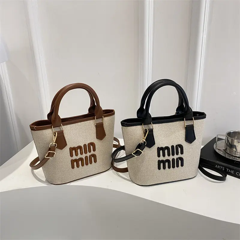 Nine Min Waterproof Crossbody Bag Black White - Image 6