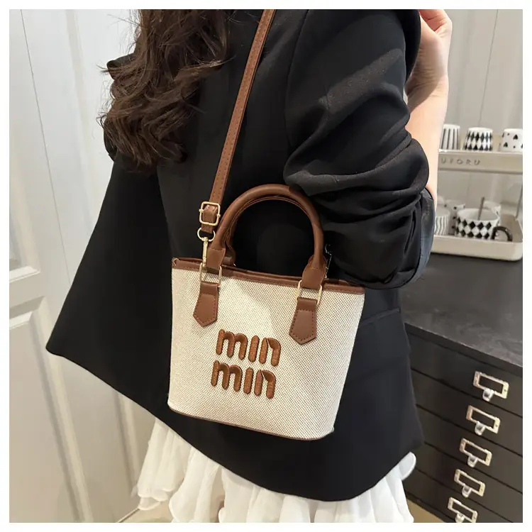 Nine Min Waterproof Crossbody Bag Black White — feature 16