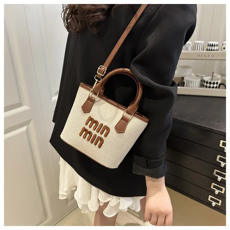 Nine Min Waterproof Crossbody Bag Black White — feature 18