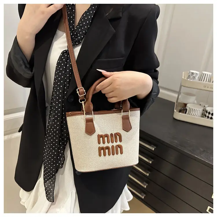 Nine Min Waterproof Crossbody Bag Black White — feature 20