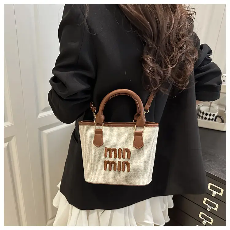 Nine Min Waterproof Crossbody Bag Black White — feature 21