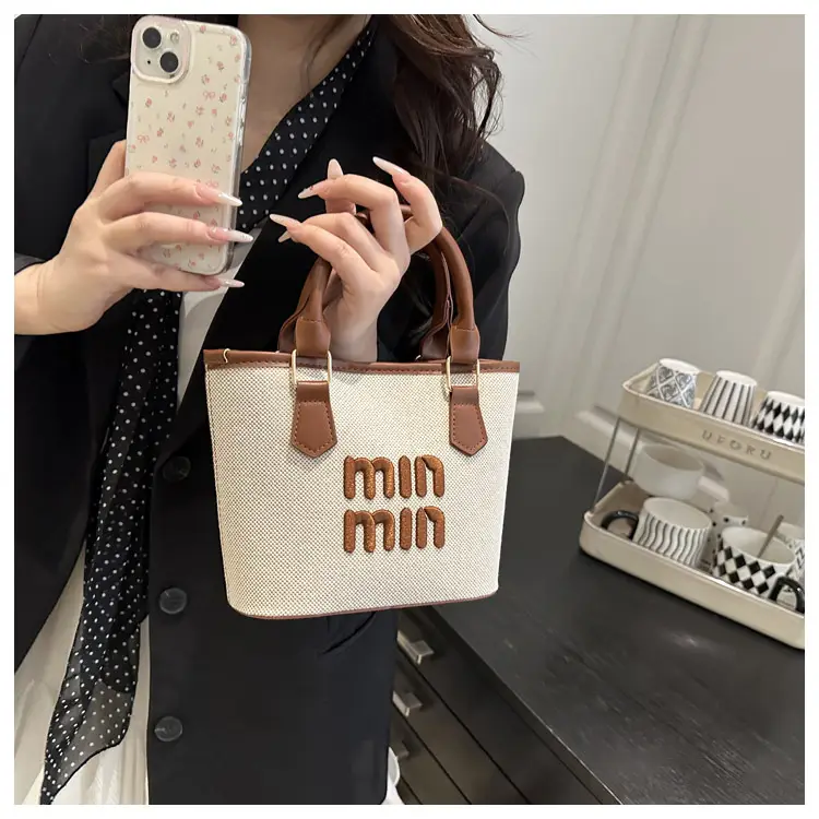 Nine Min Waterproof Crossbody Bag Black White — feature 23